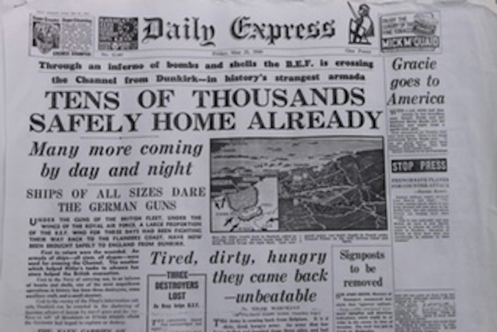 Dunkirk was a victory for morale but ultimately a humiliating military