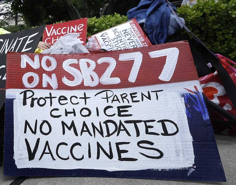 Anti-vaccination beliefs don't follow the usual political polarization