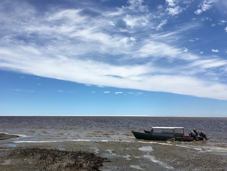 Boat at the Bank of River