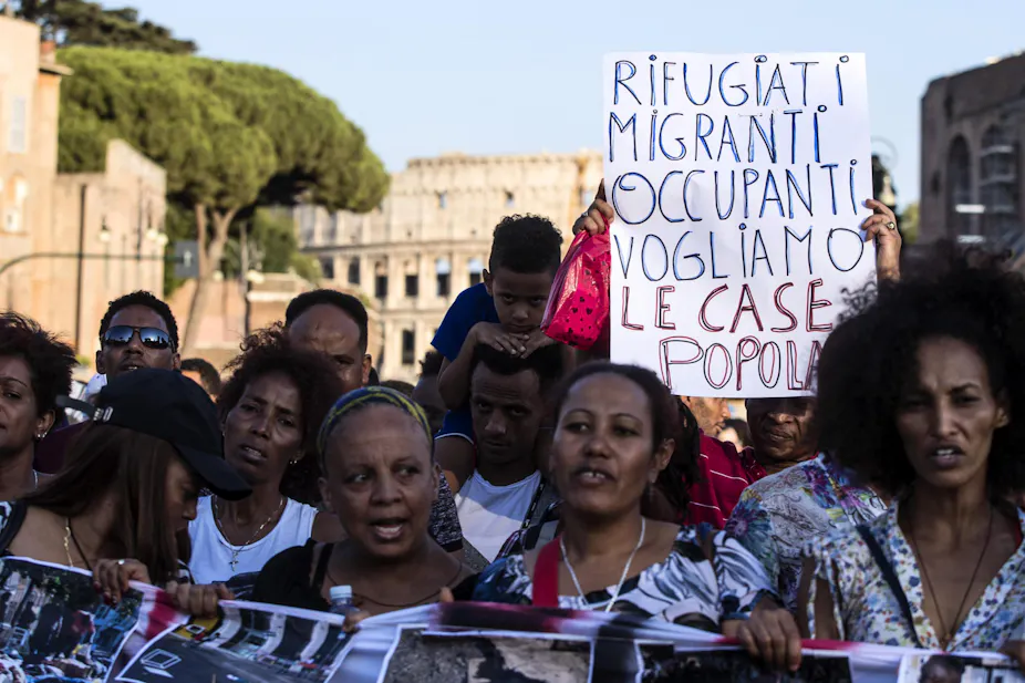 Modern Inhumanity Violent evictions of refugees in Rome reveal inhumanity of modern democracy
