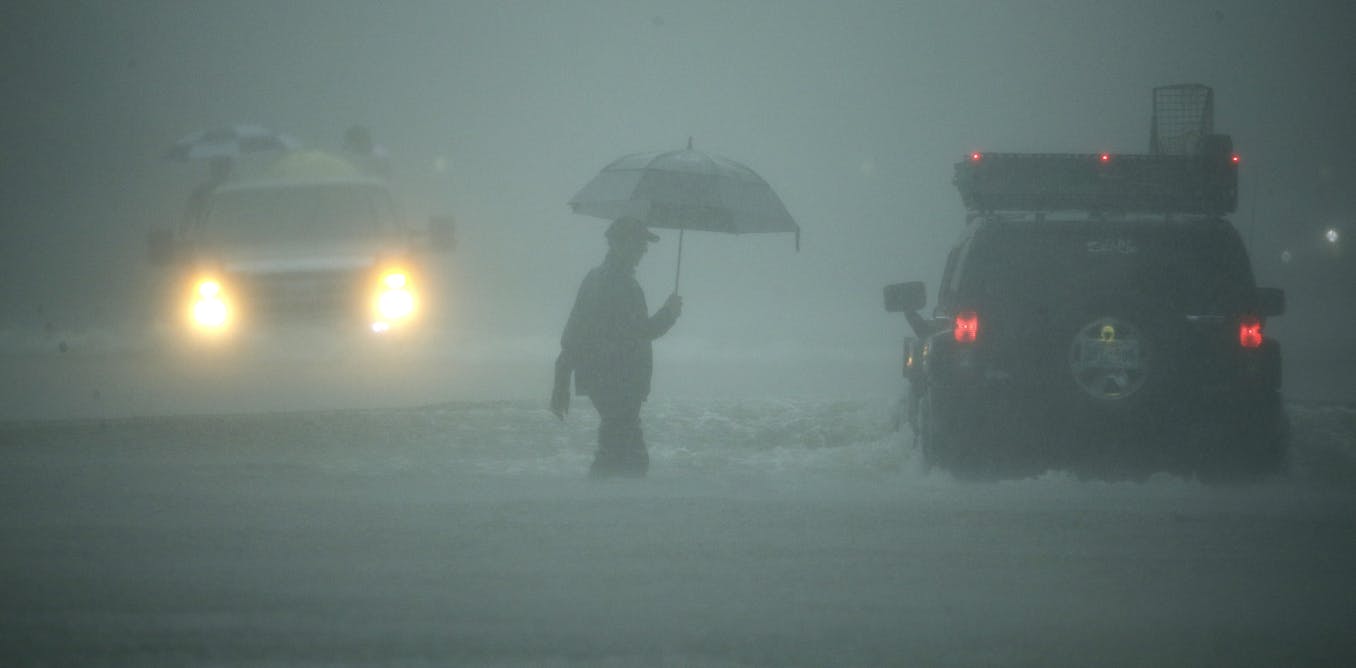 What made the rain in Hurricane Harvey so extreme?