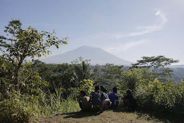 case study of volcanic eruption in bali