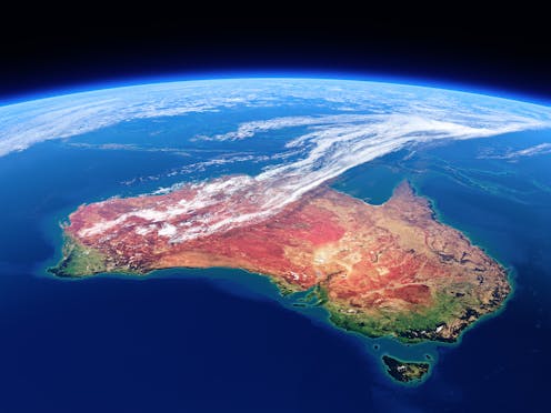 Австралия со спутника