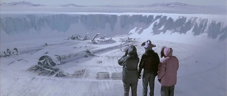 A scene from John Carpenter’s The Thing from 1982