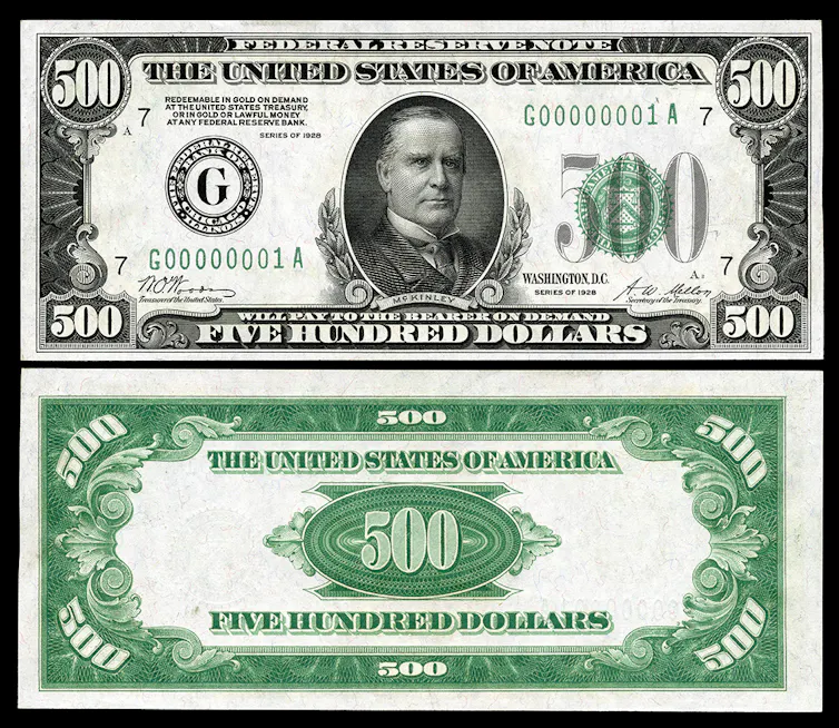 Amount Note 500 In defense of cash: why we should bring back the $500 note and other ...