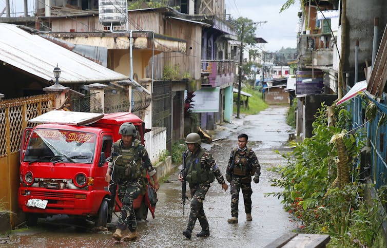 Terrorist leaders in the Philippines are dead – will democracy be restored? Martial law