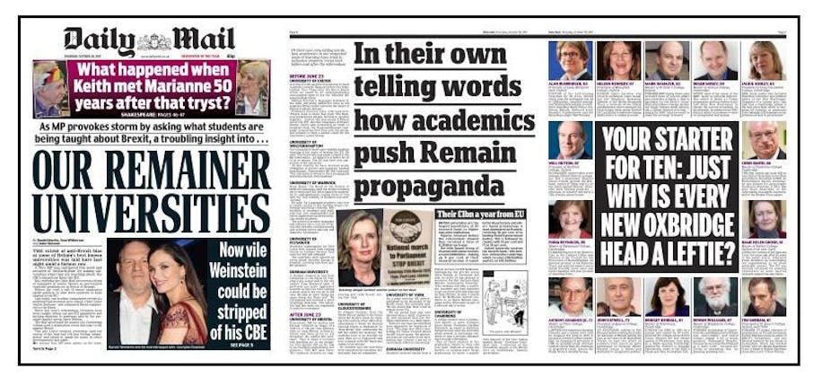 Øde der tigger Then they came for the experts: how the Daily Mail is threatening how you  think