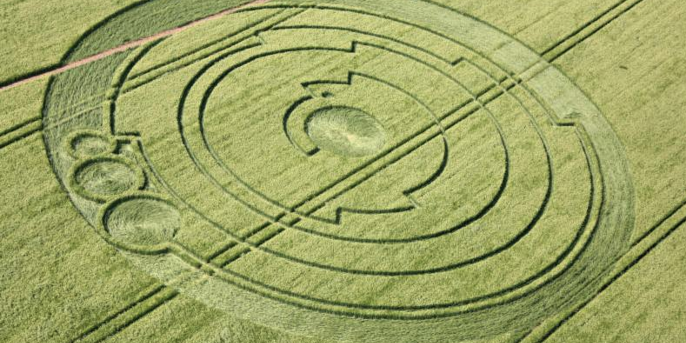 Image result for Crop circles blur science, paranormal in X-Files culture
