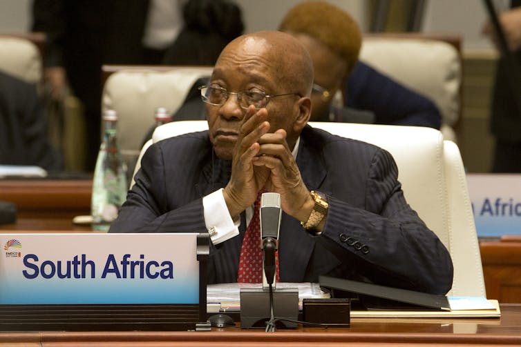 South African President Jacob Zuma. Mounting allegations of corruption at home are having international repercussions. Reuters/Mark Schiefelbein South African President Jacob Zuma. Mounting allegations of corruption at home are having international repercussions. Reuters/Mark Schiefelbein