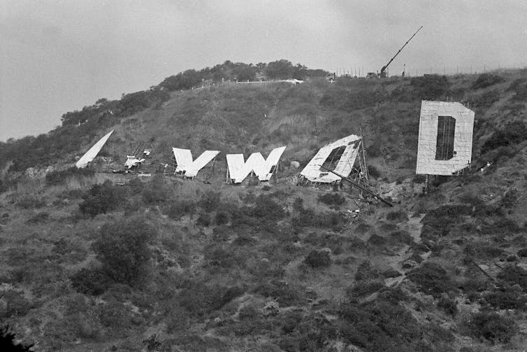 The history of the Hollywood sign, from public nuisance to symbol of stardom