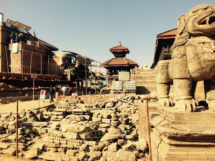 More than 600,000 buildings were fully damaged in the 2015 earthquake in Nepal. Jason von Meding, Author provided