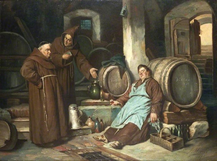 Dom Perignon, A Benedictine Monk Of Art Print