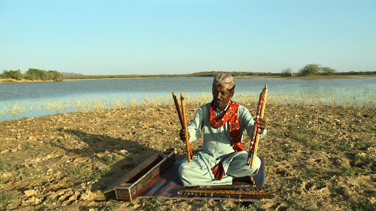 Noor Mohammed Sodha, Master flautist from Bhuj. KP Jayasankar