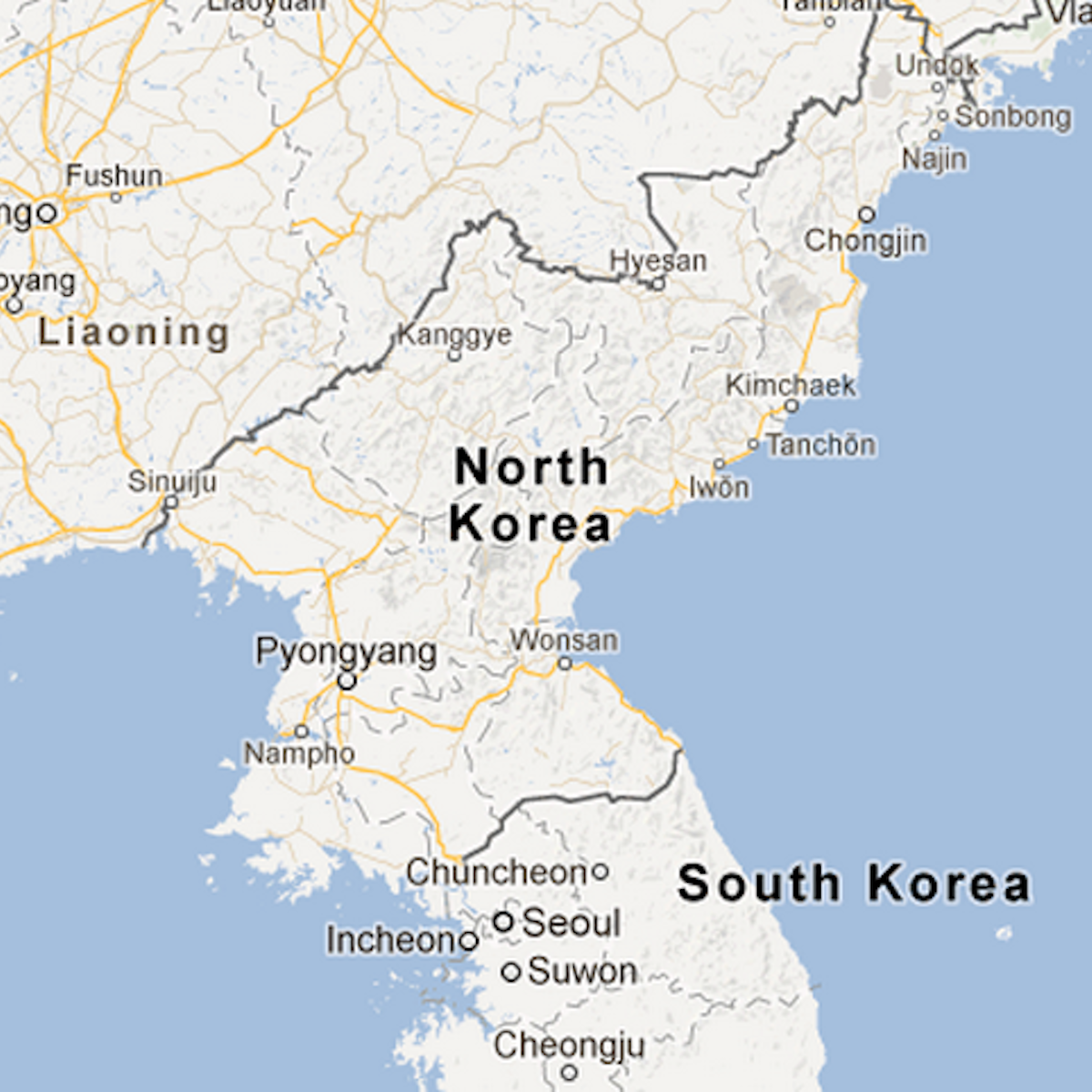 google s map of north korea stirs