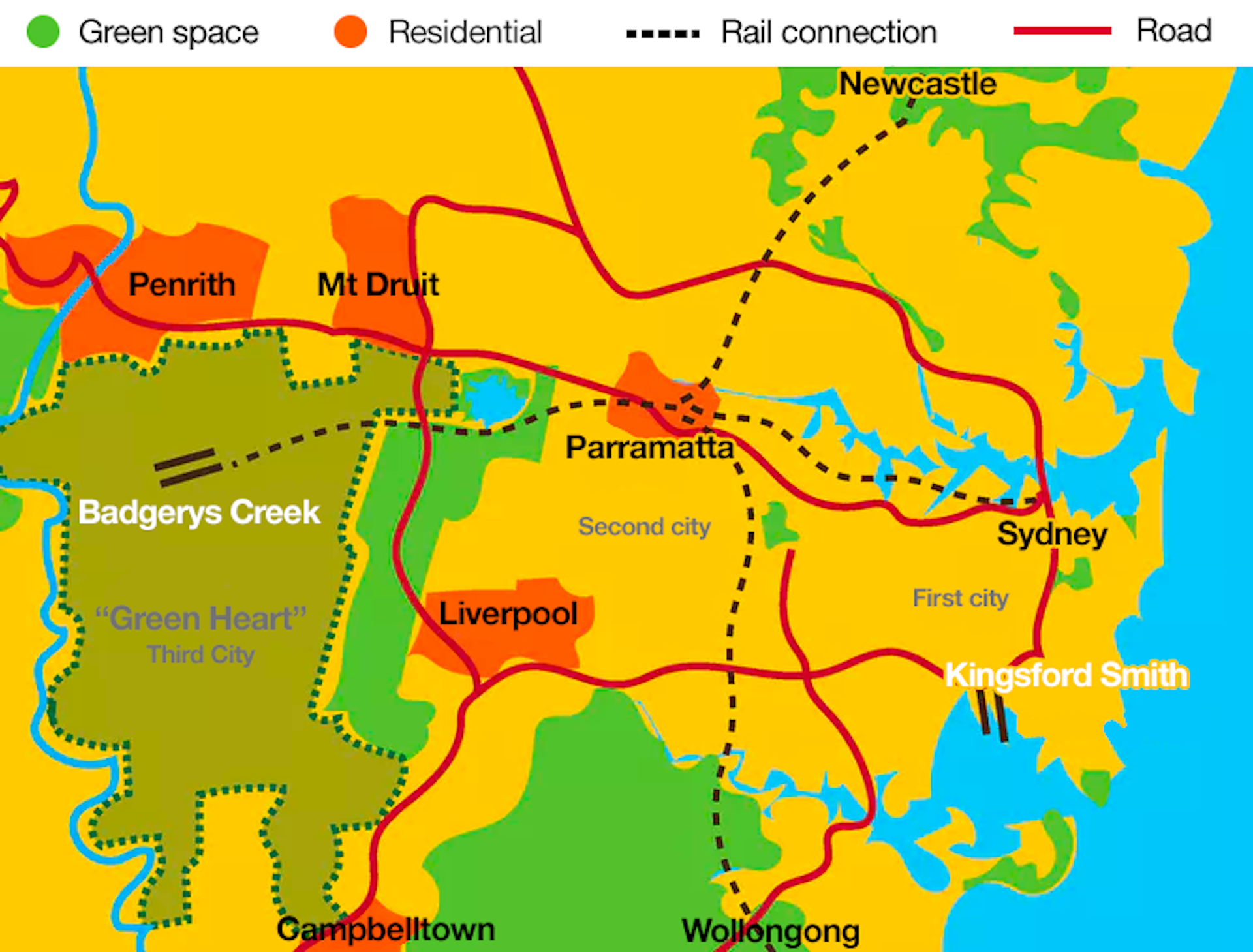 The future of Sydney: a tale of three cities?