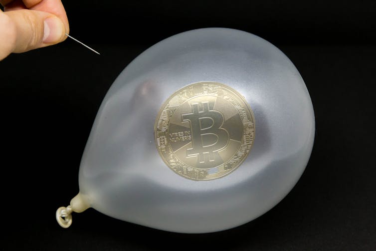 Is Bitcoin a bubble? Marco Verch/flickr, CC BY-SA