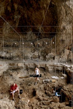 Hilazon Tachtit cave interior. Naftali Hilger