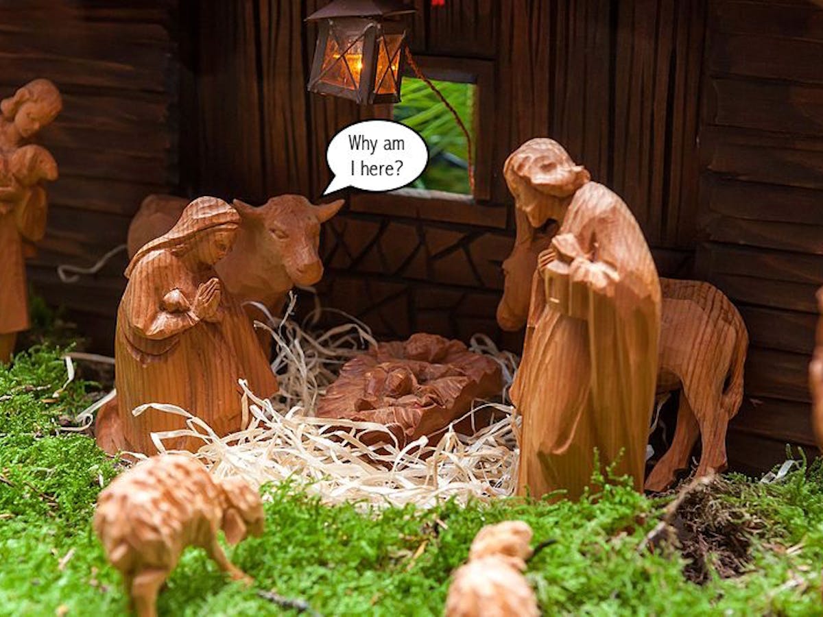 An Ox An Ass A Dragon Sorry There Were No Animals In The Bible S Nativity Scene