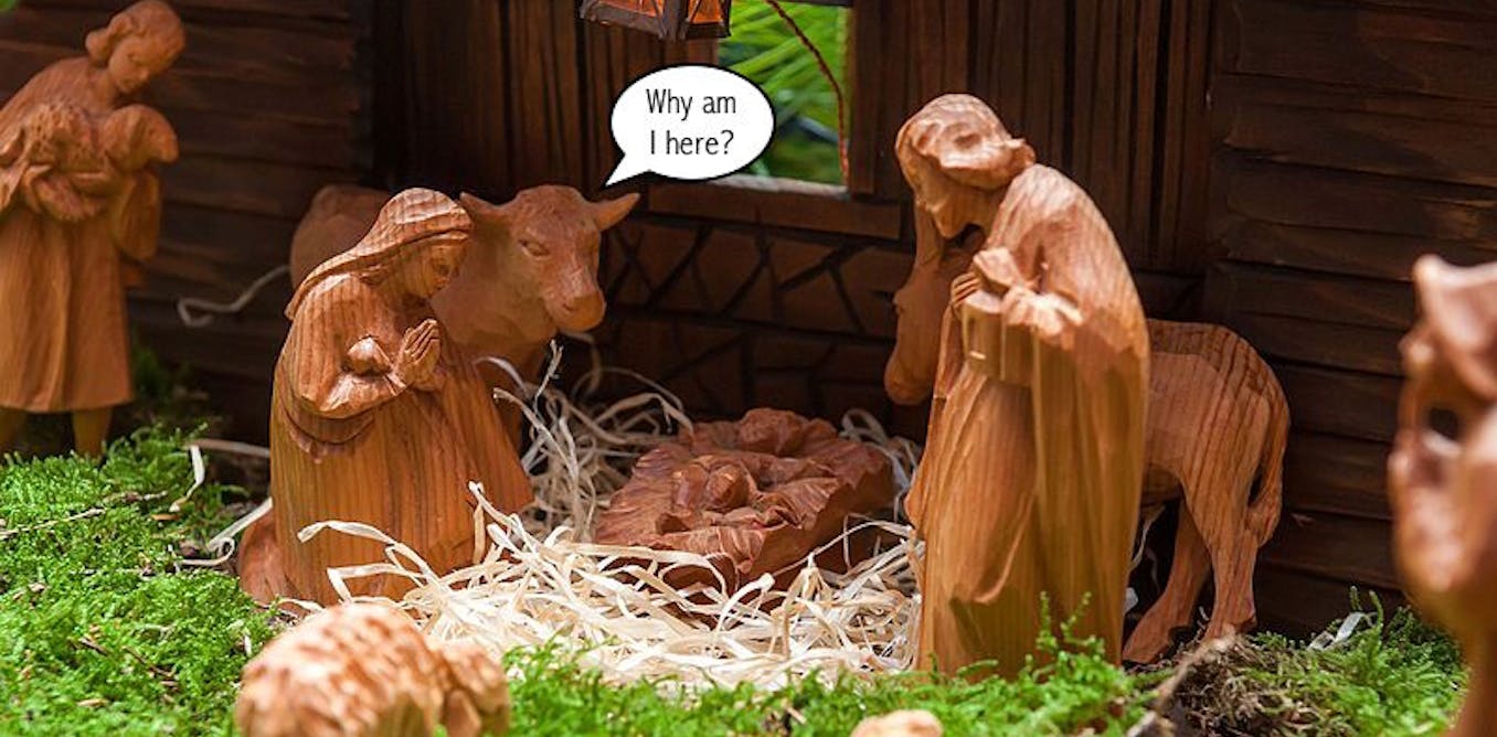 An ox, an ass ... a dragon? Sorry, there were no animals in the Bible's  nativity scene