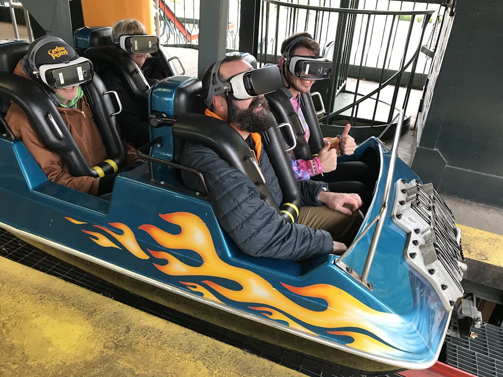 Amusement Park Fun - Virtual reality has added a new dimension to theme park rides â€” so what's  next for thrill-seekers?