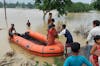Monsoon flooding in the Himalayan foothills of India, Bangladesh and Nepal affected more than 40m people last year. Credit: EPA-EFE
