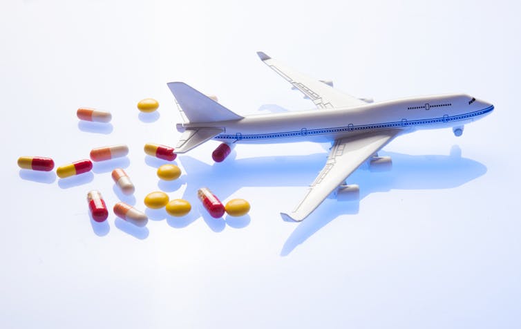 Which medicines don’t go well with flying?