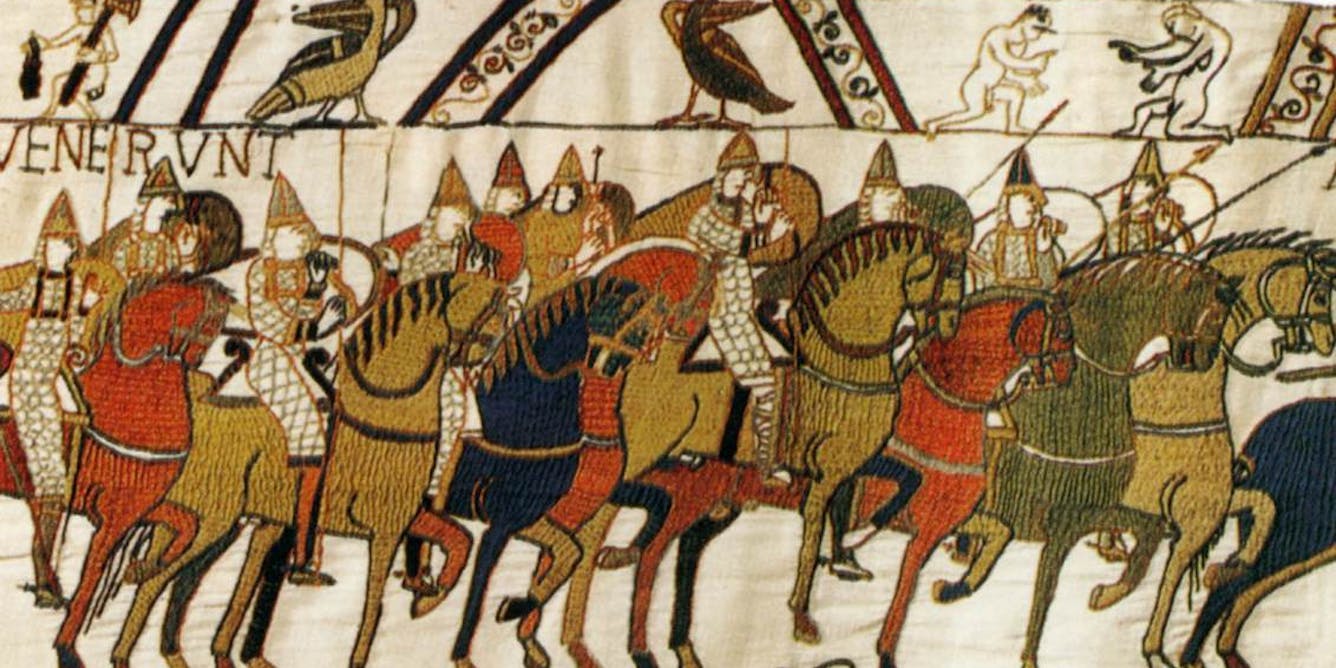 history medieval tapestry bayeux battle hastings analysis