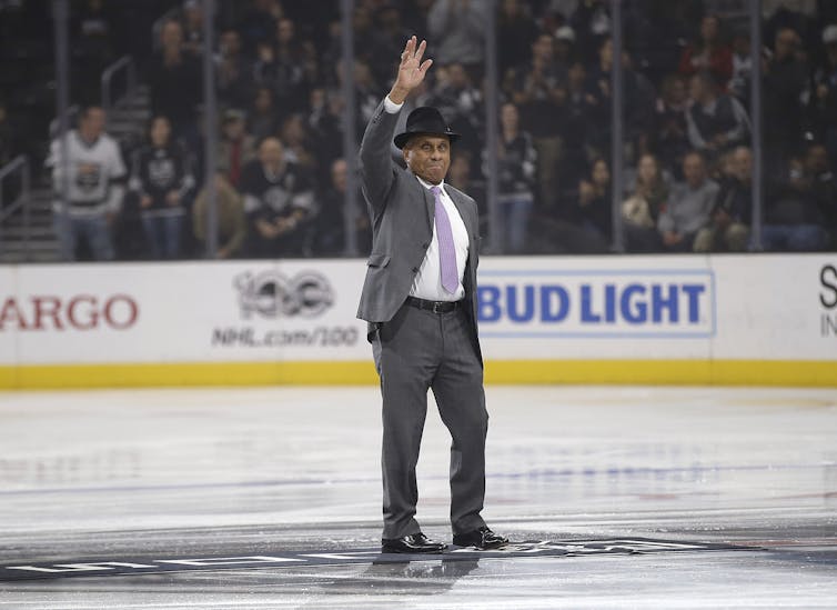 Blind in one eye, Willie O’Ree became the first black player in the National Hockey League