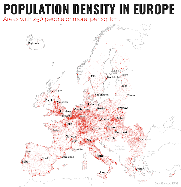 europe population class=