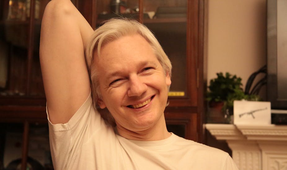 Lunch and dinner with Julian Assange, in prison
