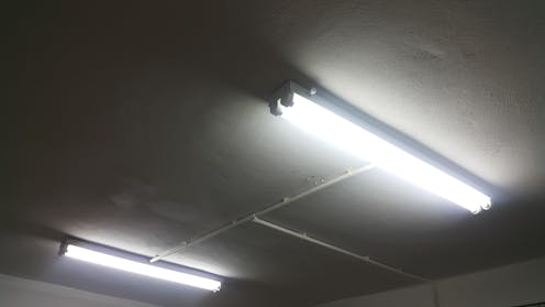 I've always wondered: do fluorescent lights emit UV, and can it harm me?