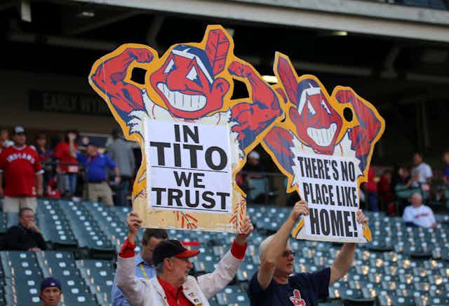 The Cleveland Indians' Chief Wahoo isn't going away anytime soon