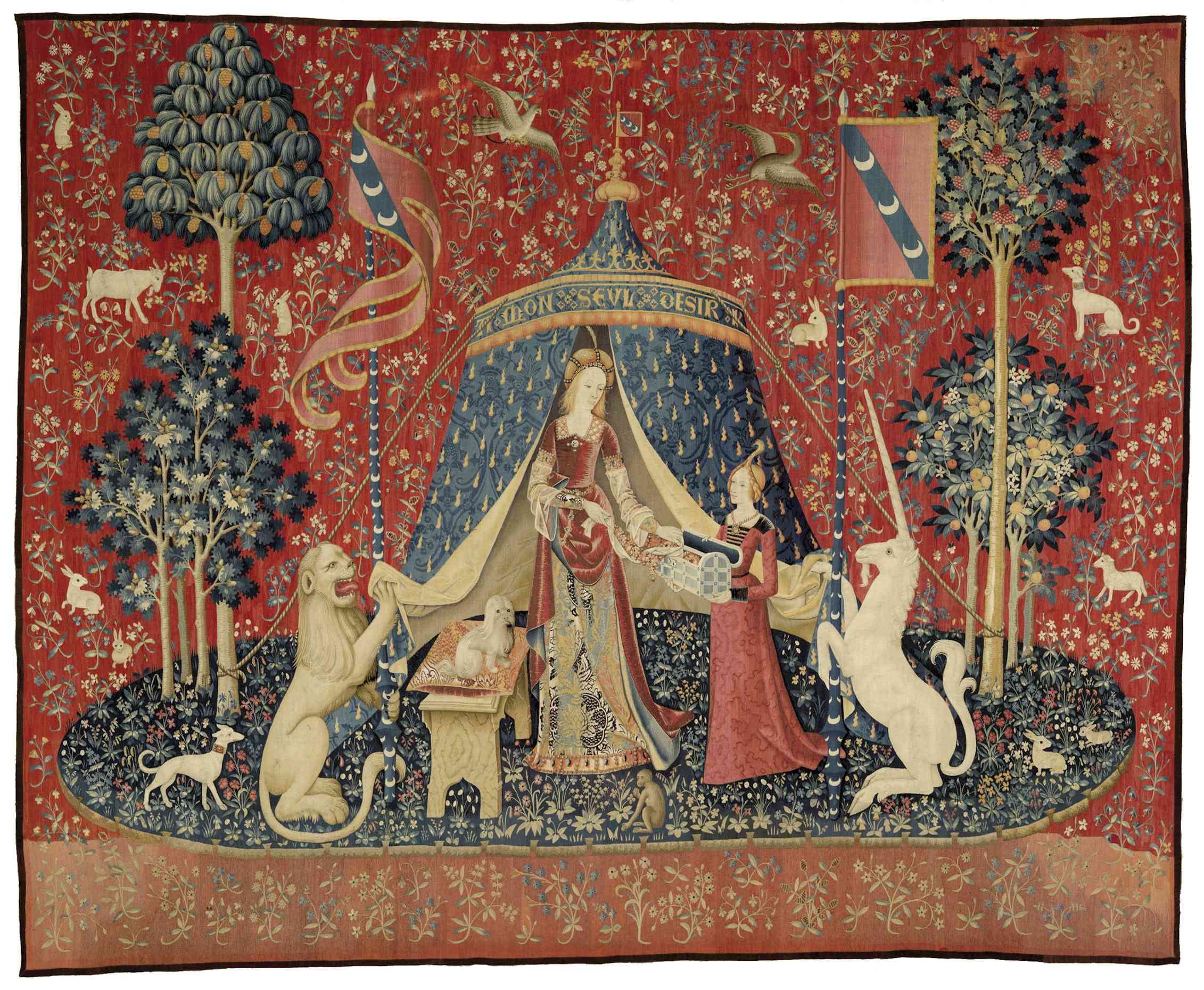 Explainer: the symbolism of The Lady and the Unicorn tapestry cycle