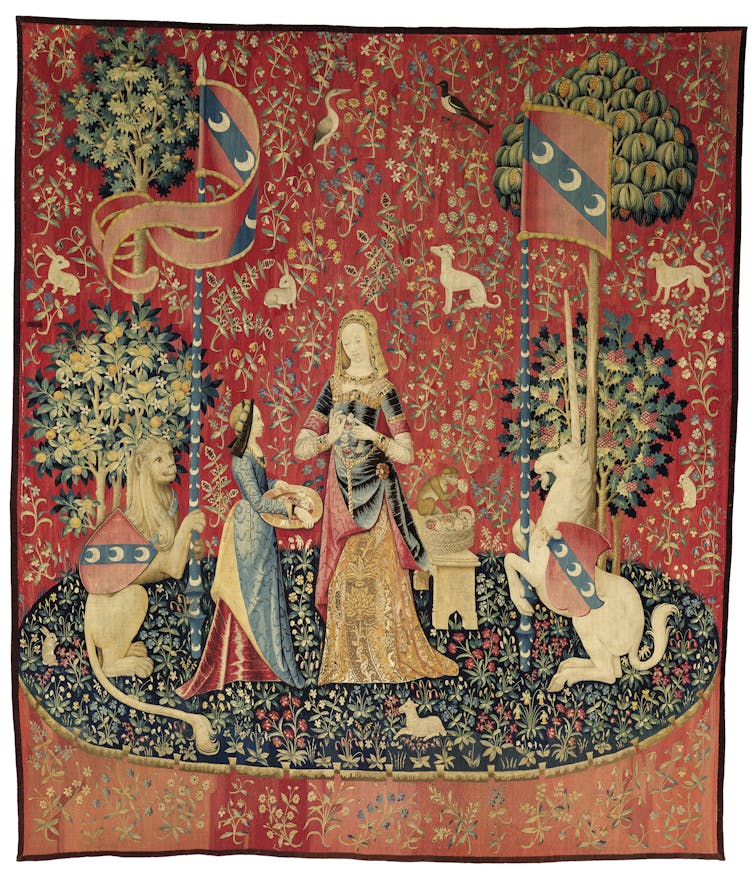 Explainer: the symbolism of The Lady and the Unicorn tapestry cycle