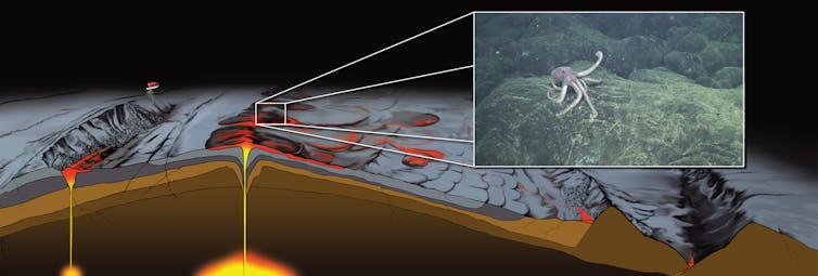 More bad news for dinosaurs: Chicxulub meteorite impact triggered global volcanic eruptions on the ocean floor