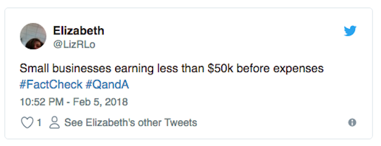 FactCheck Q A: are 'almost 60%' of small business owners paid '$50,000 or less'?