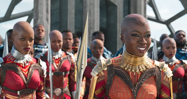 Role models: the women of Wakanda. Marvel Studios' BLACK PANTHER
