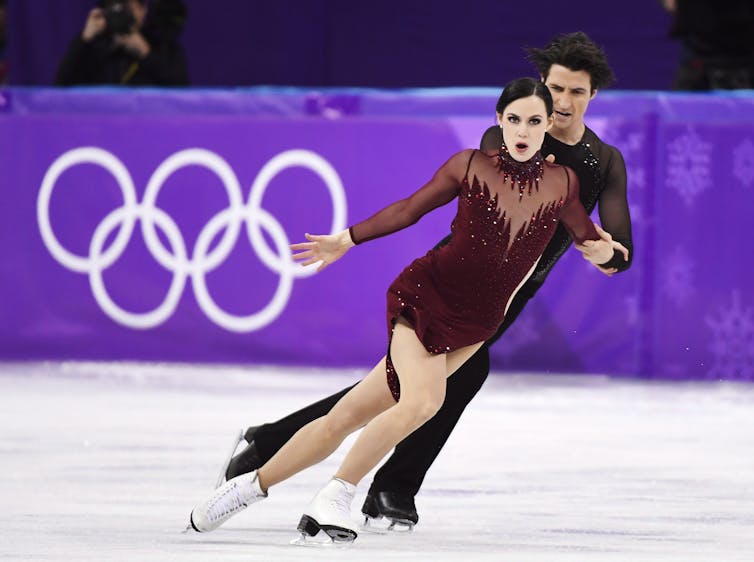 Olympic gold medallists Tessa Virtue and Scott Moir of Canada are artists on ice, but behind their performance is years of training to be mentally tough during competition. THE CANADIAN PRESS/Paul Chiasson