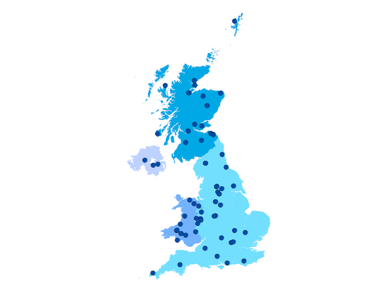 UK map