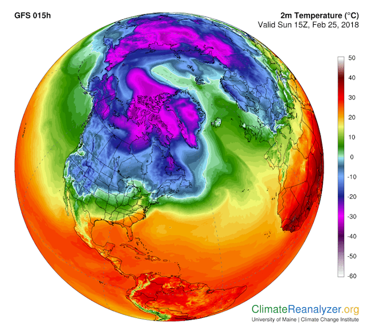 The freak warm Arctic weather is unusual, but getting less so