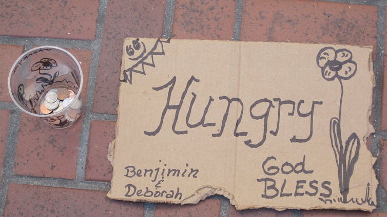 Most panhandling laws are unconstitutional since there's no freedom from speech