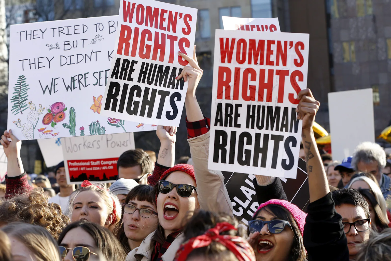 Women Rights Rally Button Eight ways you can help women’s rights