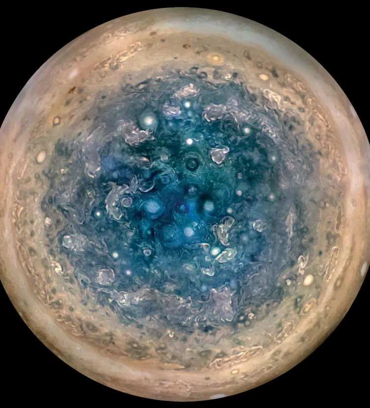 epithalon jupiter First look at Jupiter's poles show strange geometric arrays of storms Bad Astronomy | Whoa, like,