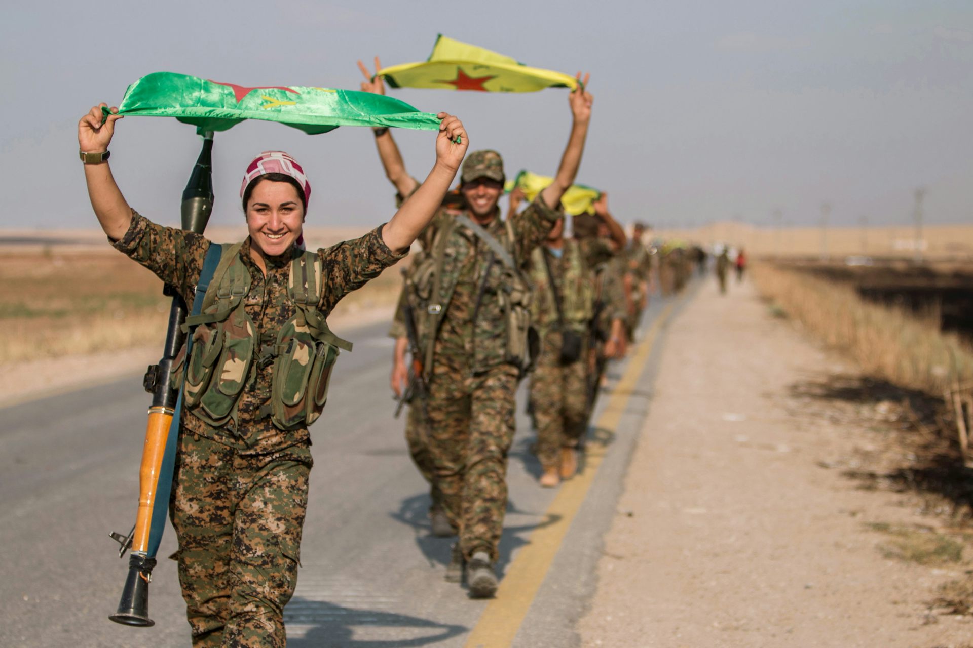 Kurdish Troops Fight For Freedom And Women S Equality On   File 20180316 104676 Edvpl3 