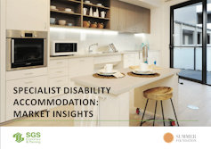 NDIS needs the market to help make up at least 60% shortfall in specialist disability housing