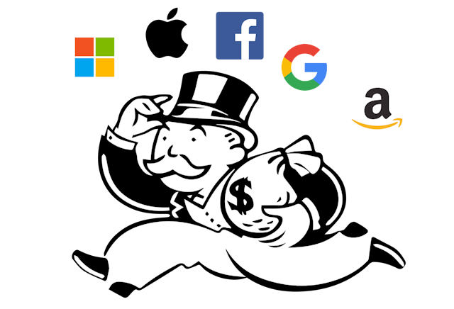 Big Tech Isn T One Big Monopoly It S 5 Companies All In Different Businesses