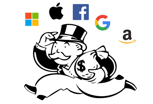 'Big Tech' isn't one big monopoly – it's 5 companies all in different businesses