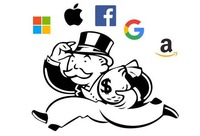 Big Tech Isn T One Big Monopoly It S 5 Companies All In Different Businesses Big Tech Isn T One Big Monopoly It S 5 Companies All In Different Businesses