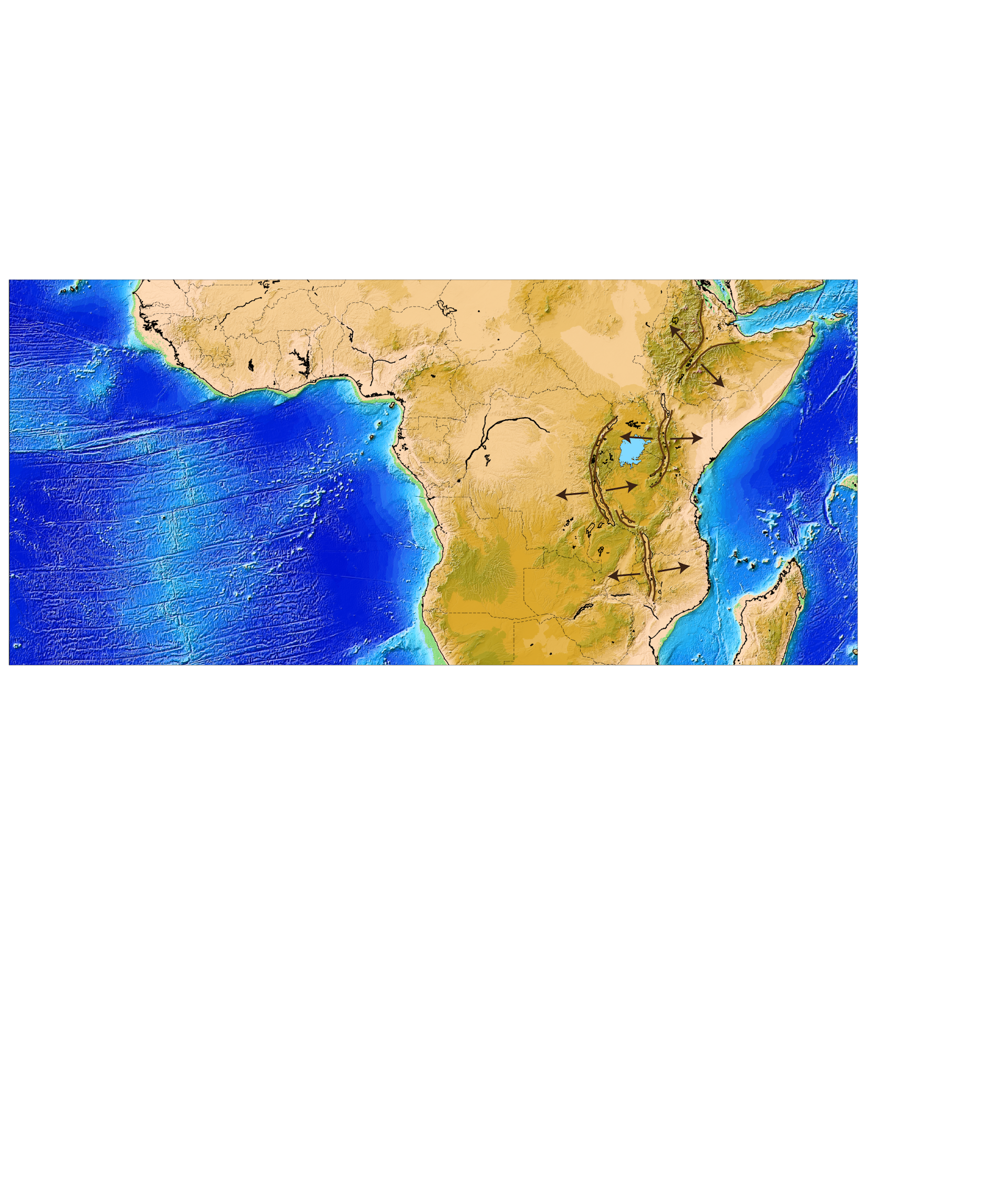 Large crack in East African Rift Valley is evidence of African continent splitting in two