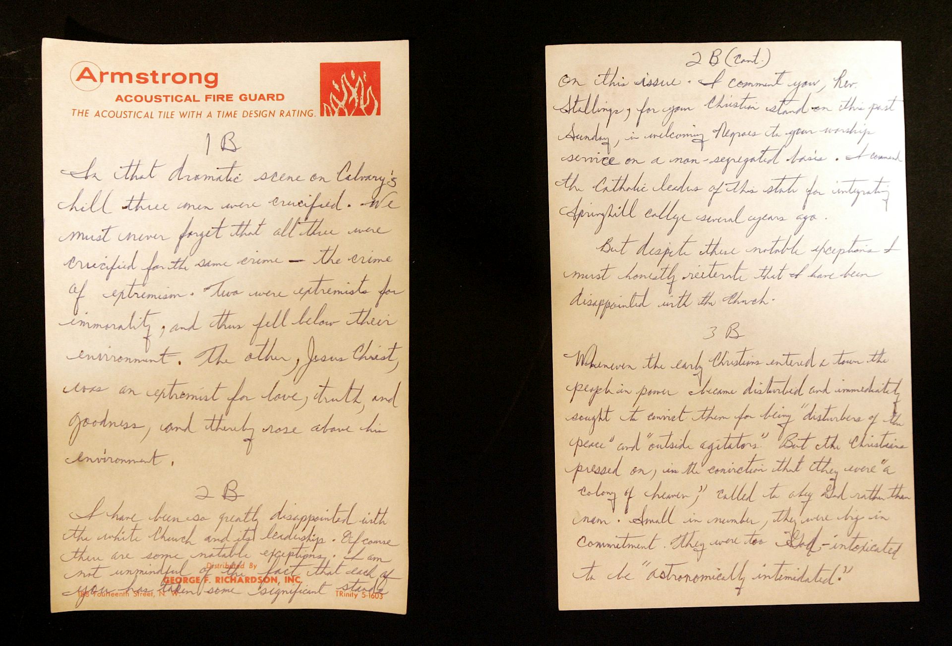 martin luther king jail letter